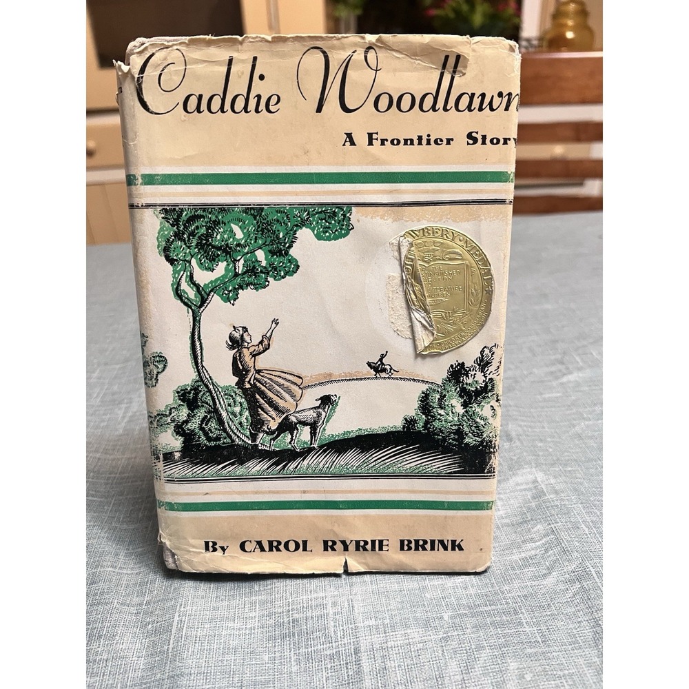 *SIGNED* Vintage Caddie Woodlawn: A Frontier Story Carol Brink -  Edition 1935